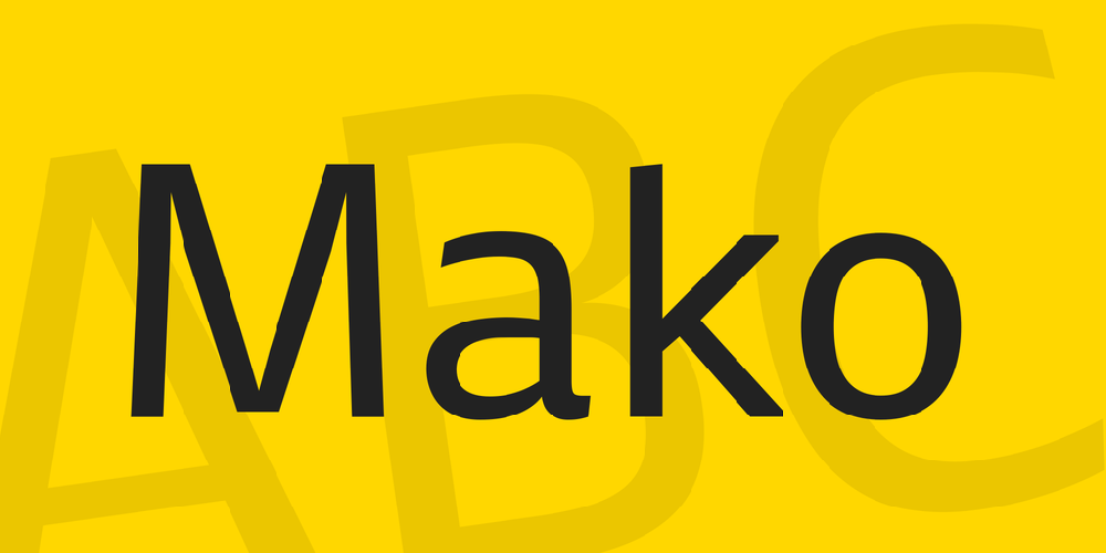 Download Free Mako Font Free Mako Regular Ttf Regular Font For Windows