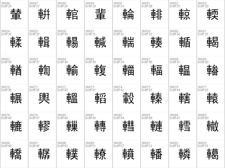 simhei chinese font