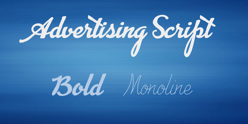 Advertising Script font