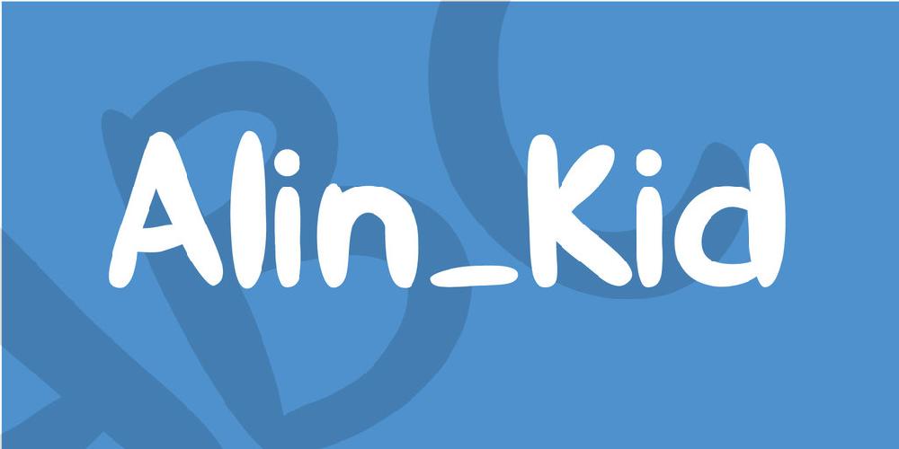 ALIN_KID font