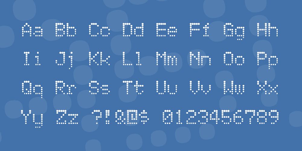 Atomic Clock Radio font