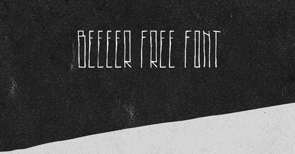 Beeeer font