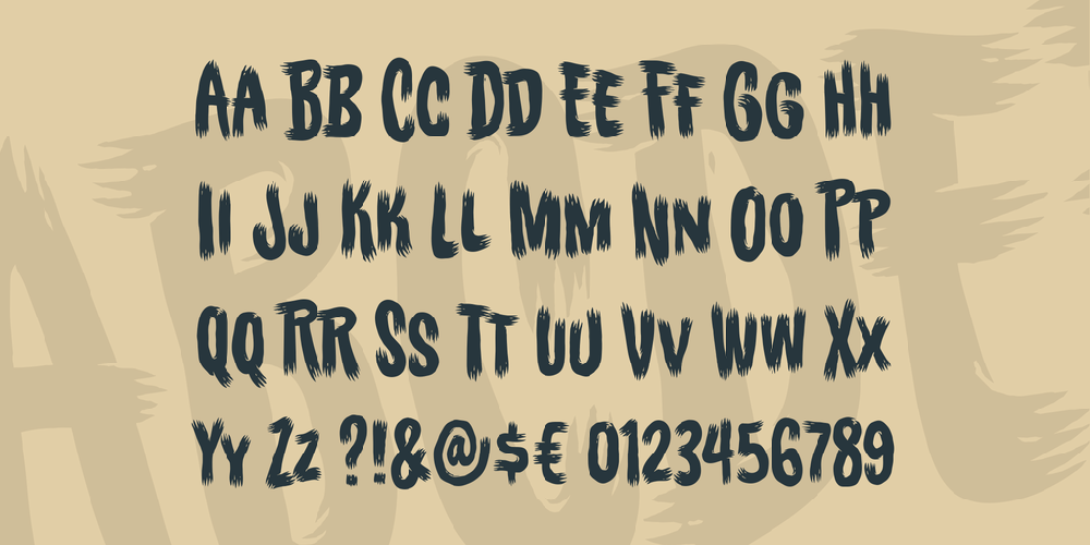 Buried Before BB font
