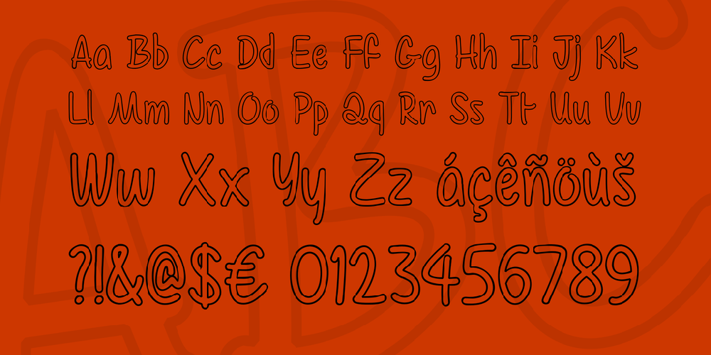 Color Time font