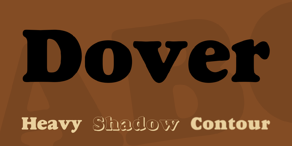 Dover Heavy font