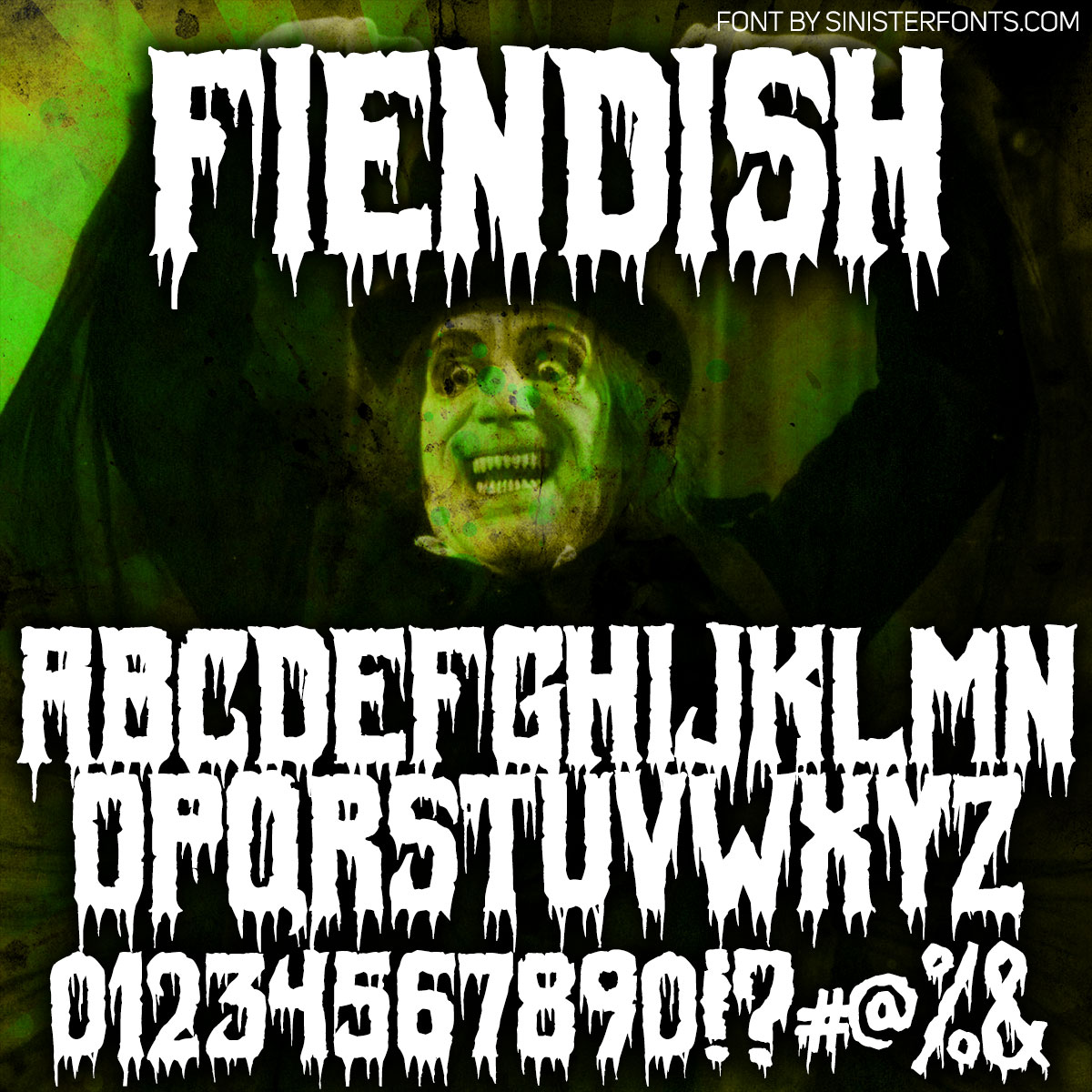 Fiendish font