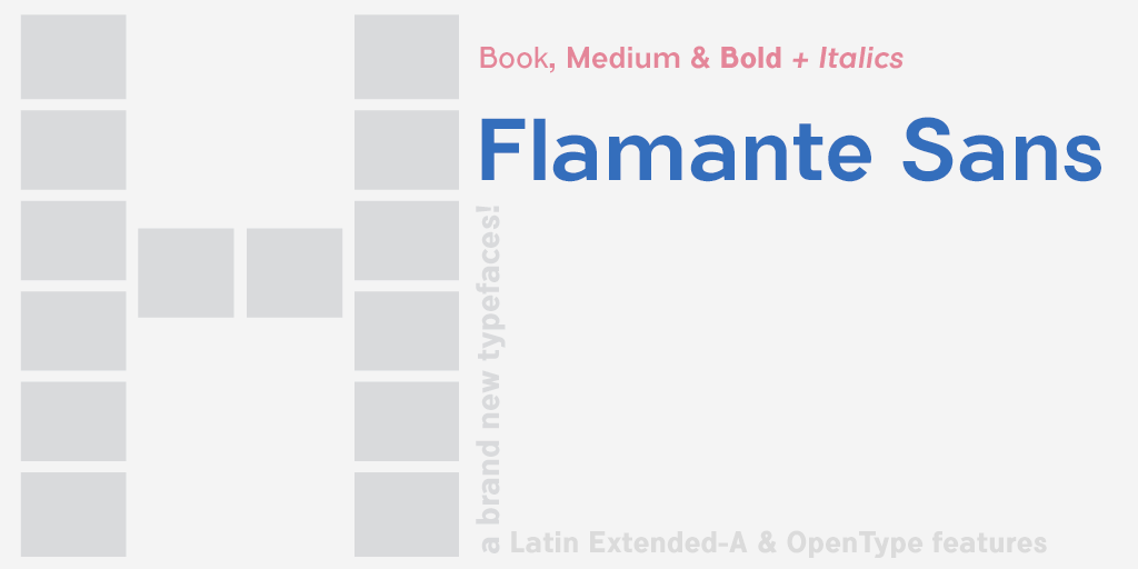 Flamante Sans font