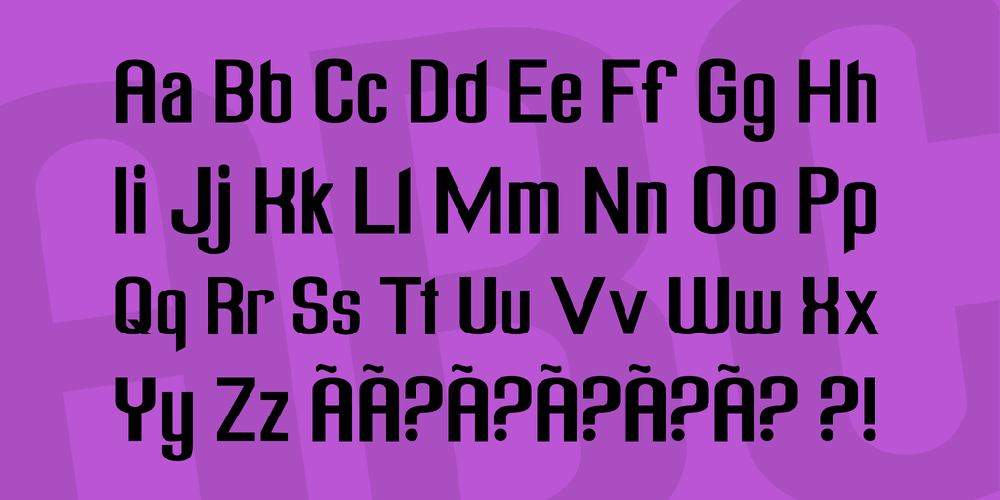 Freak out, Go bananas font