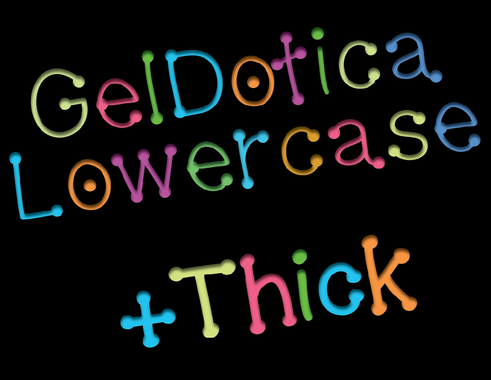GelDoticaPlainLight font