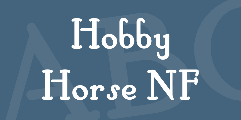 Hobby Horse NF font