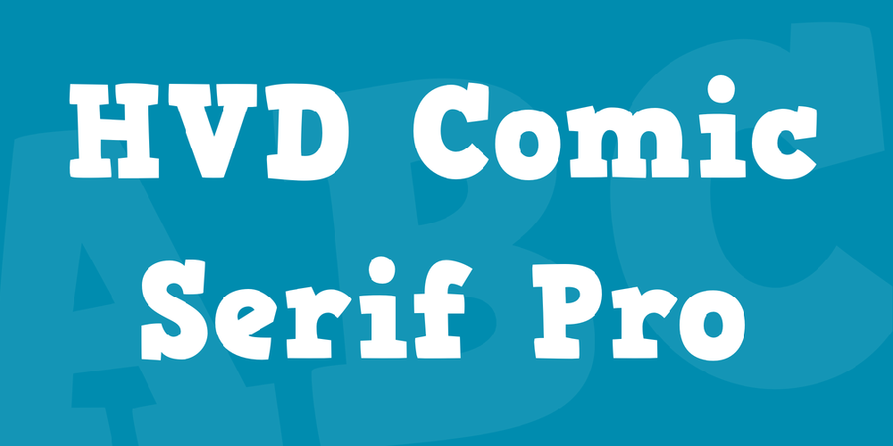 HVD Comic Serif Pro font