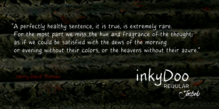 InkyDoo_Regular_TRIAL font