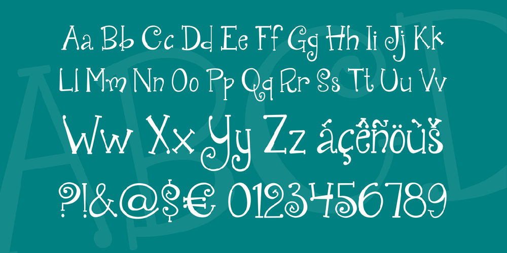 Janda Quirkygirl font