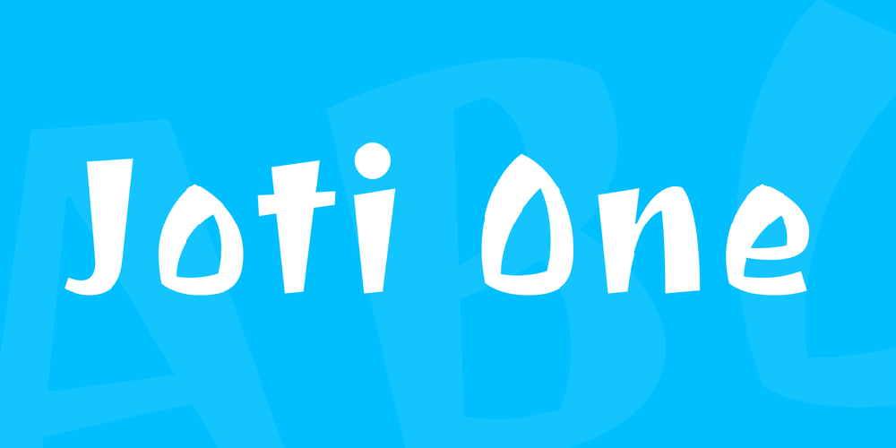 Joti One font