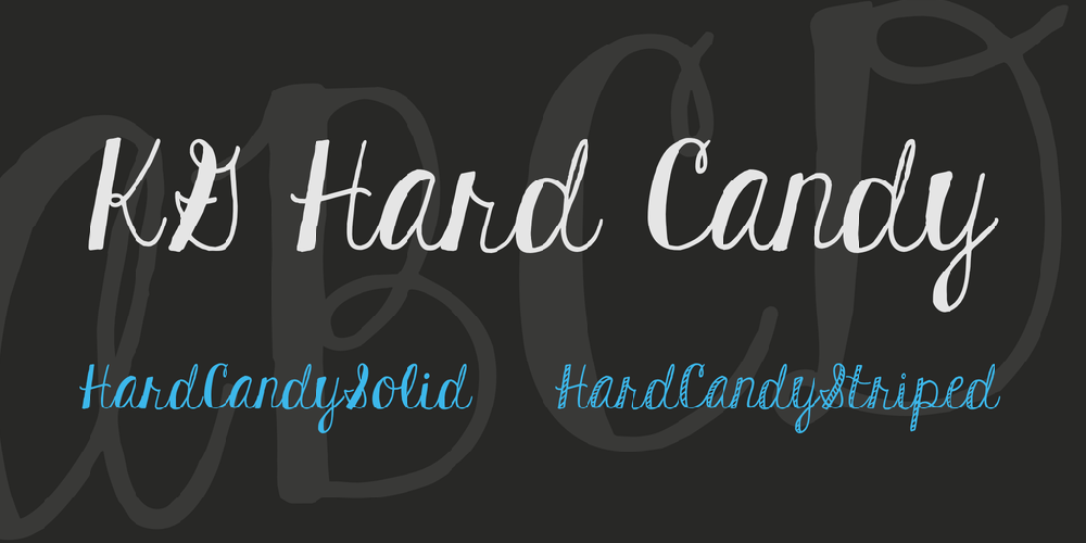 KG Hard Candy Solid font