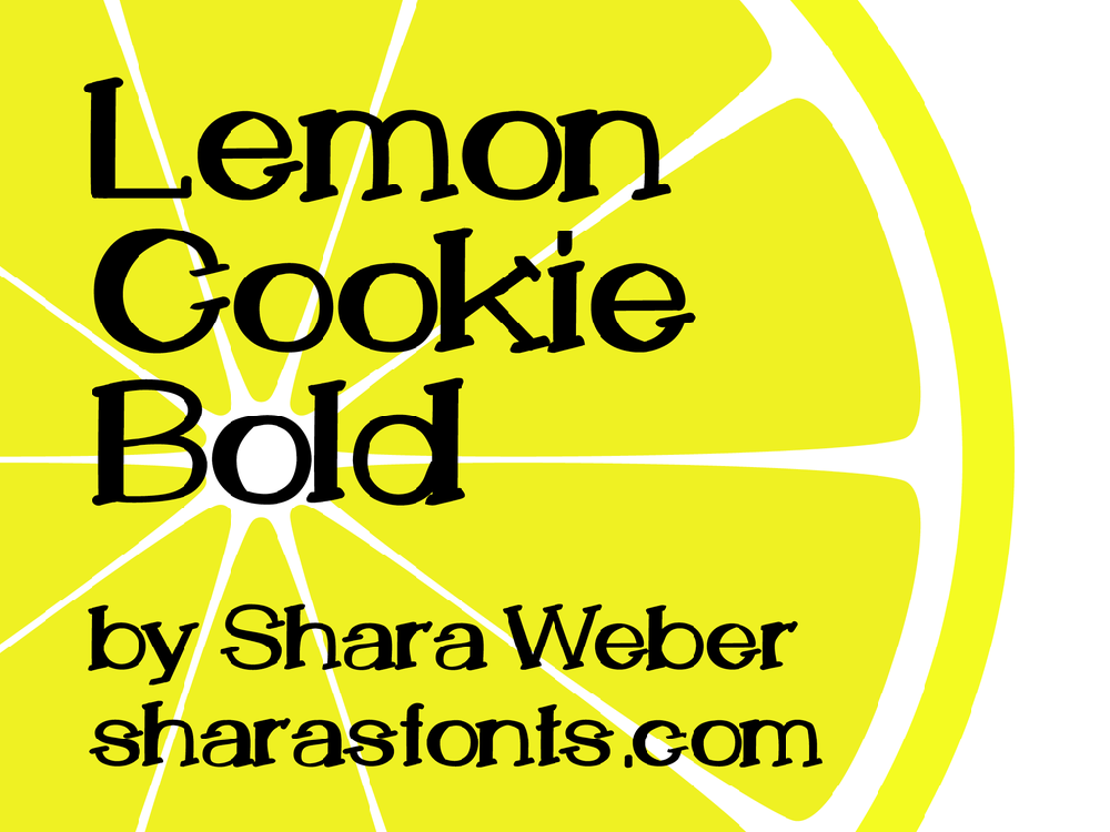 LemonCookieBold font