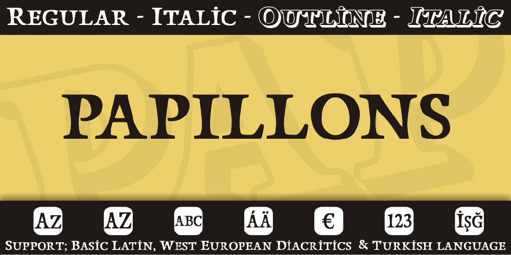 Papillons font