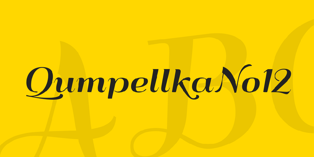 QumpellkaNo12 font