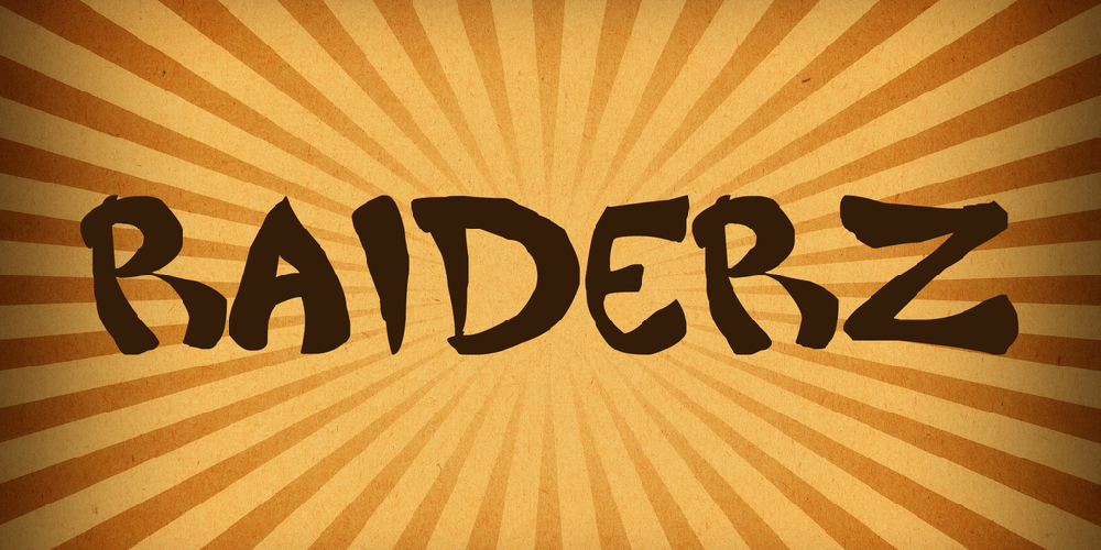 Raiderz font