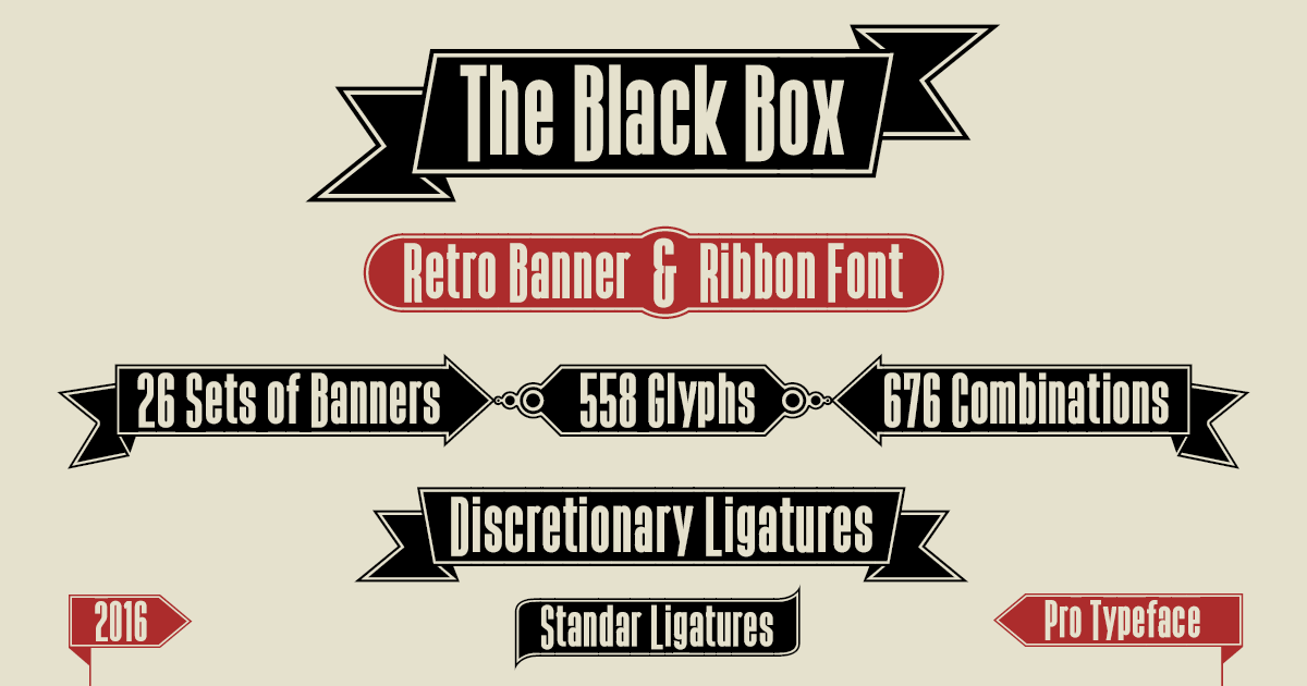 The Black Box font