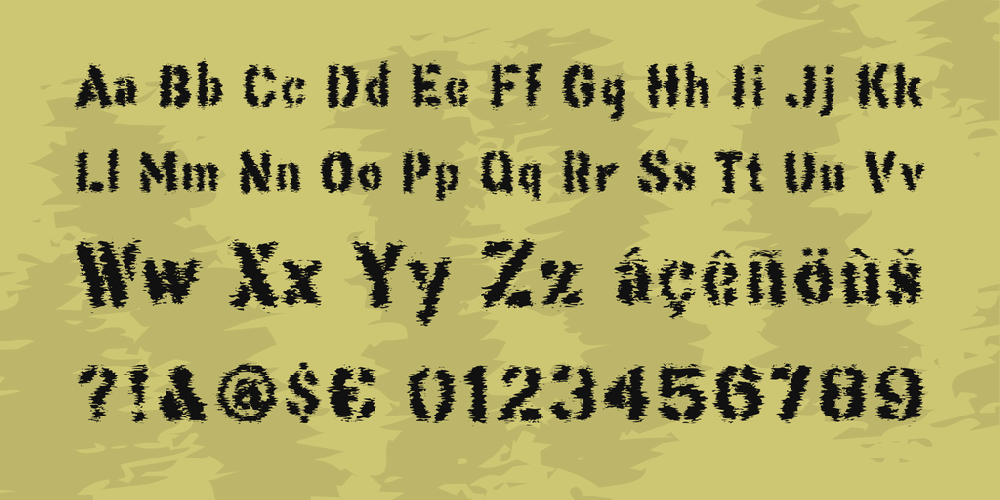 This Corrosion font