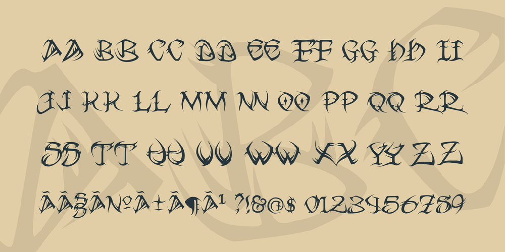 Tribal font