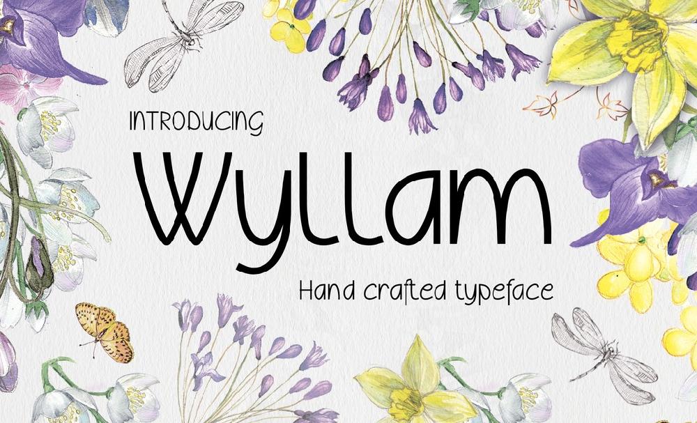 Wyllam font