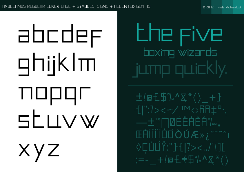 AMOceanus font