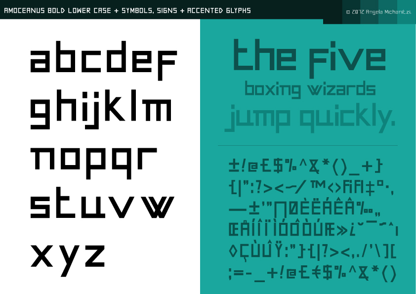 AMOceanus font