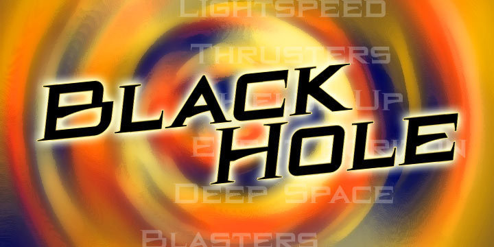 BlackHole BB font