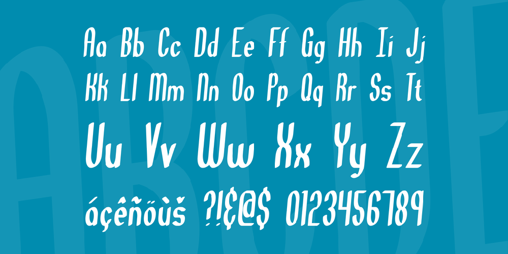 Great Heights BRK font