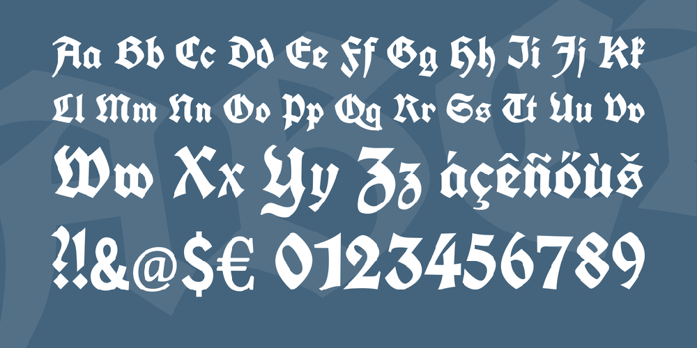 Koch Fette Deutsche Schrift UNZ1A font