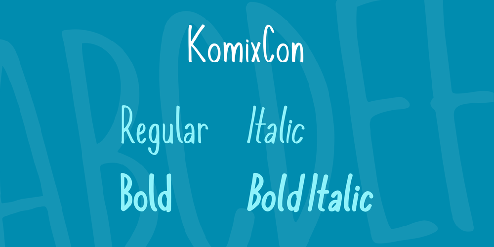 KomixCon font