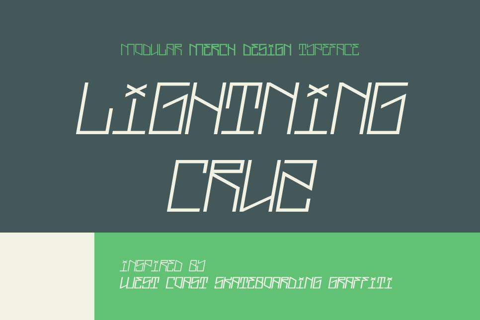 Lightning Cruz Demo font
