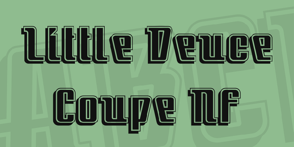 Little Deuce Coupe NF font