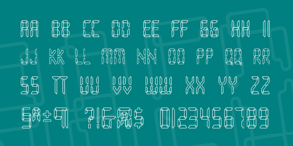 Loopy font