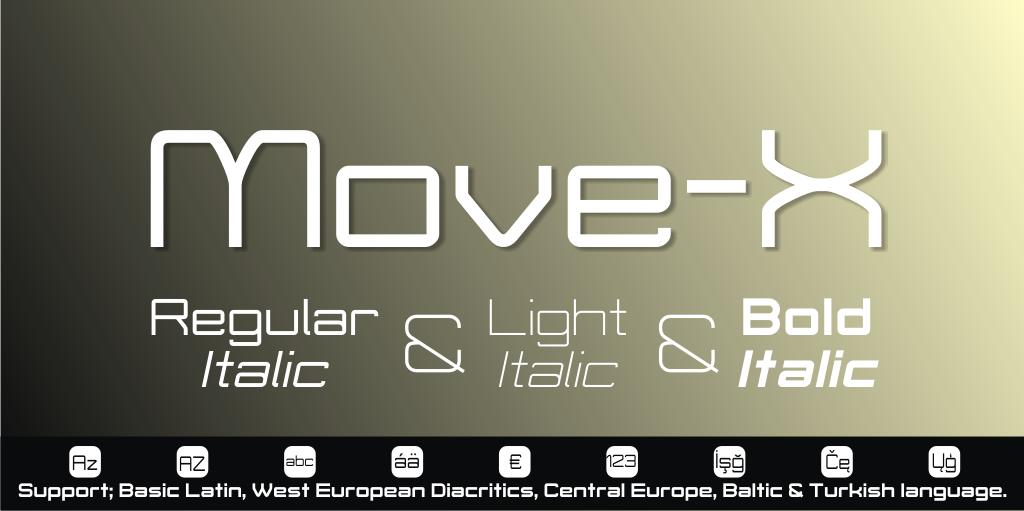 Move-X font