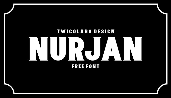 Nurjan Free font