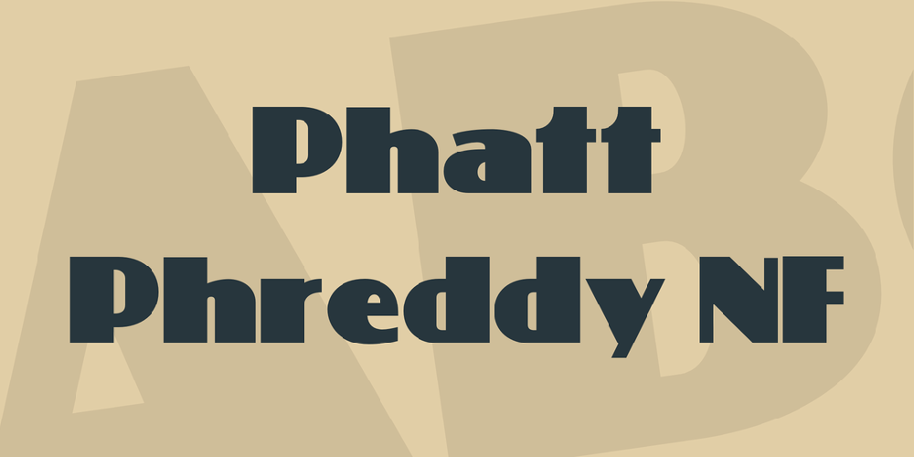 Phatt Phreddy NF font