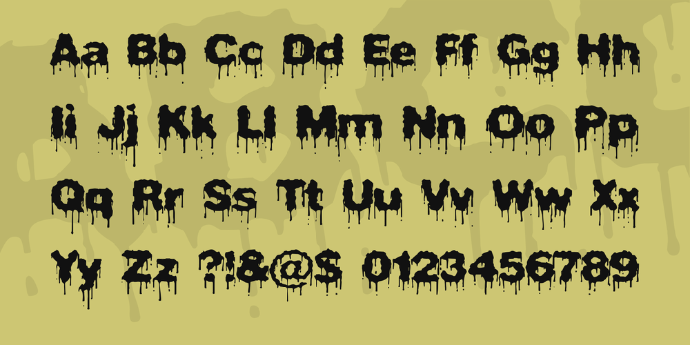 Plasma Drip (BRK) font