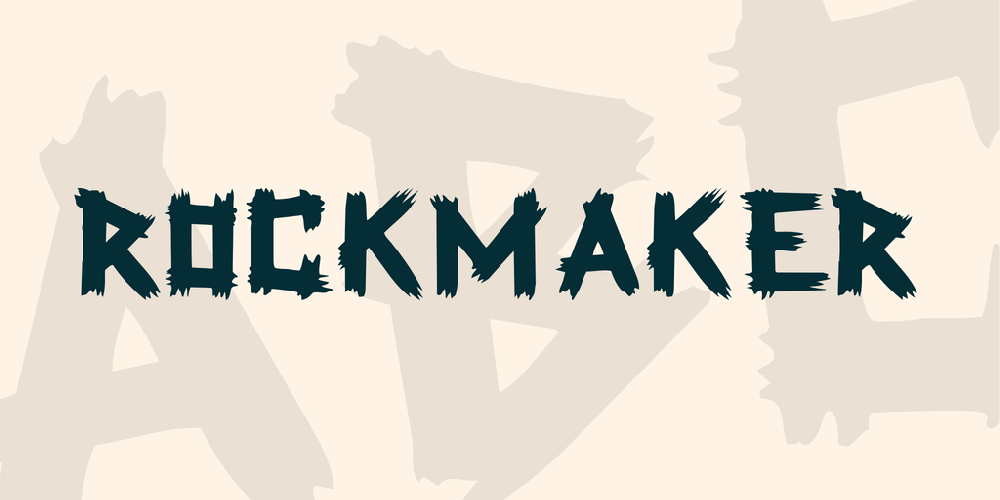 Rockmaker font
