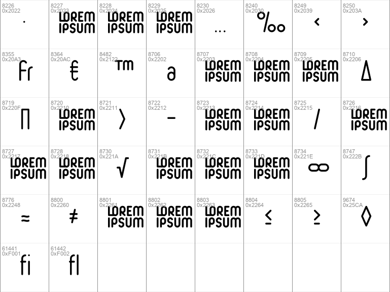 free ruler fonts
