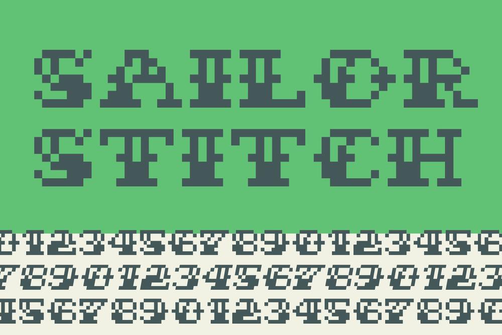 Sailor Stitch Demo font