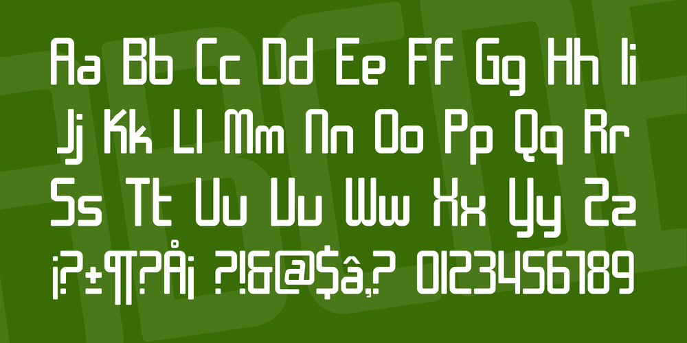 SF Chrome Fenders font