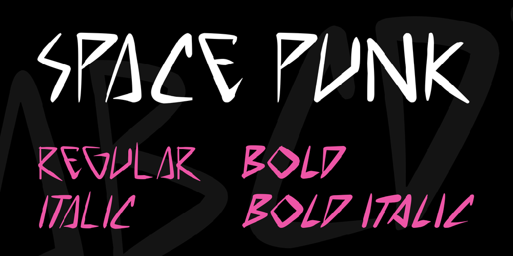 space punk font