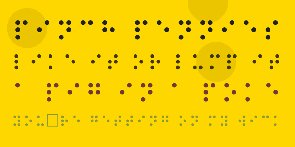Braille font