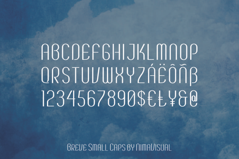 Breve SC font