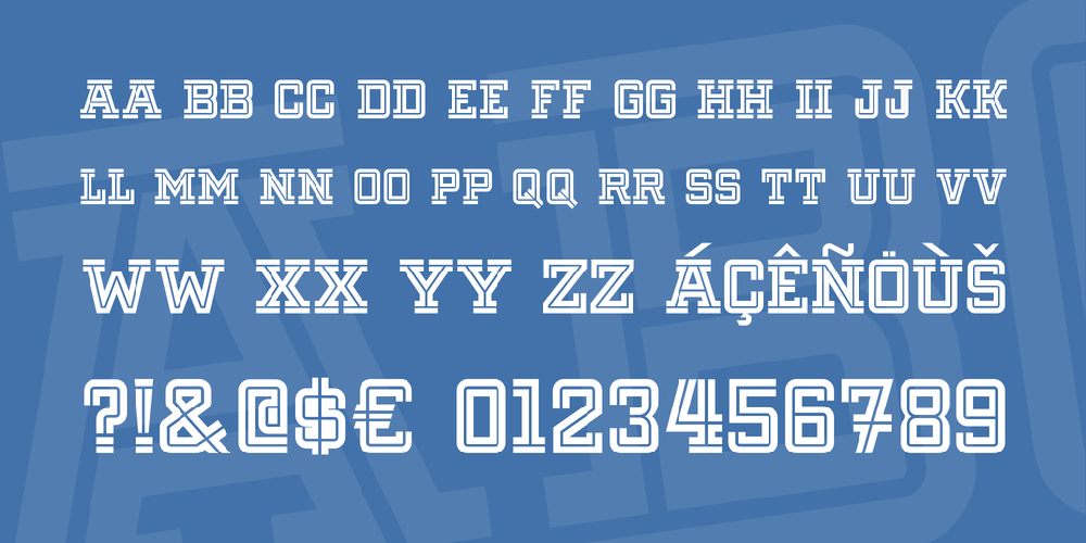 Fargo Faro NF font