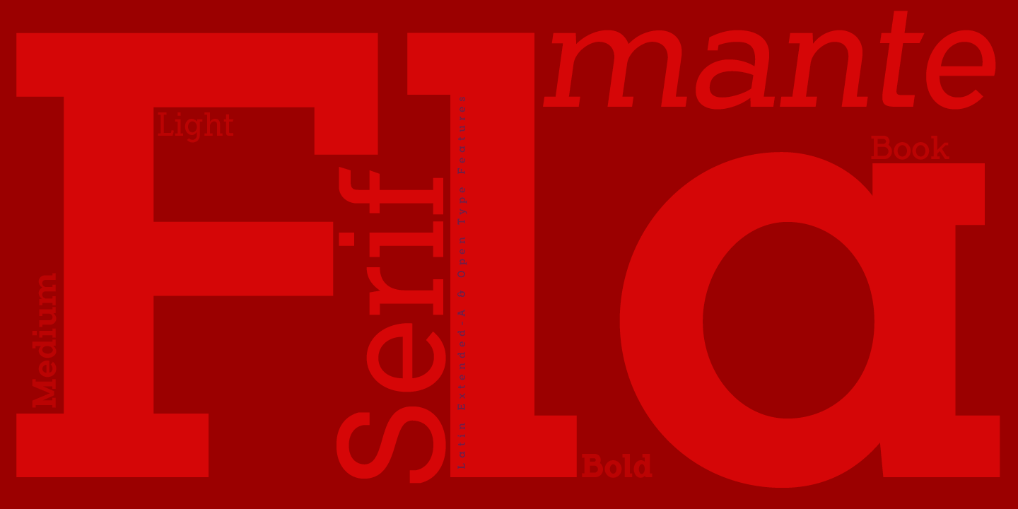 Flamante Serif font