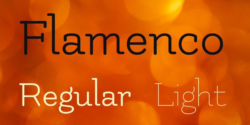 Flamenco font